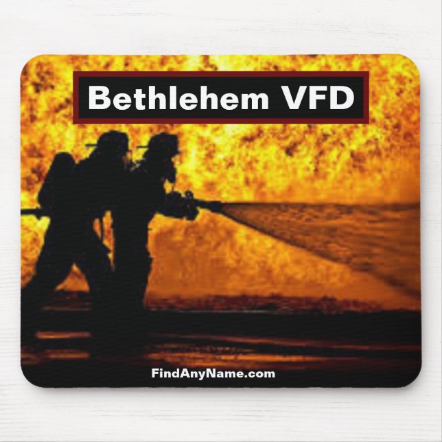 Bethlehem VFD Bombeiros Mousepad (Frente)