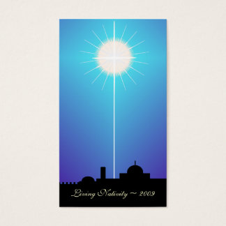 Bethlehem Vivendo Natividade Card ~ 2009