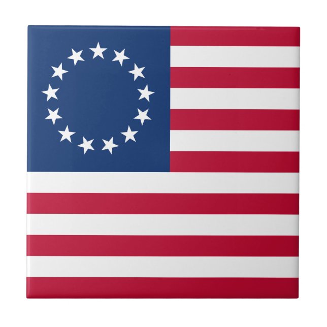 Betsy Ross American Flag (Frente)