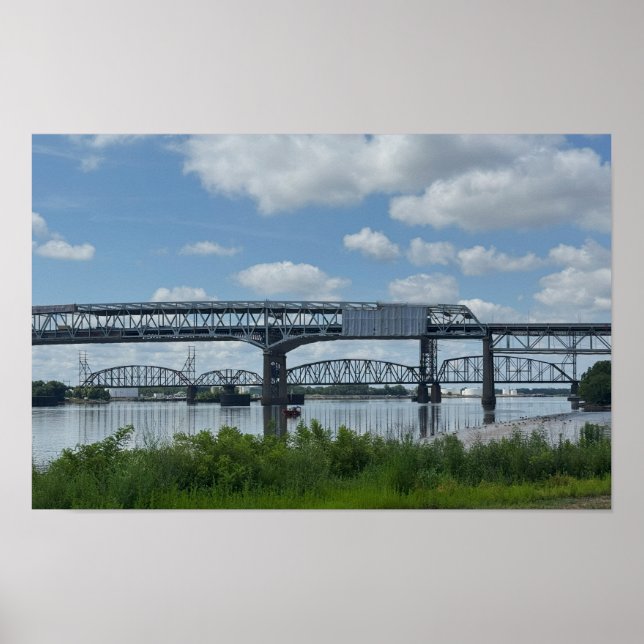 Betsy Ross Bridge Philadelphia Poster (Frente)