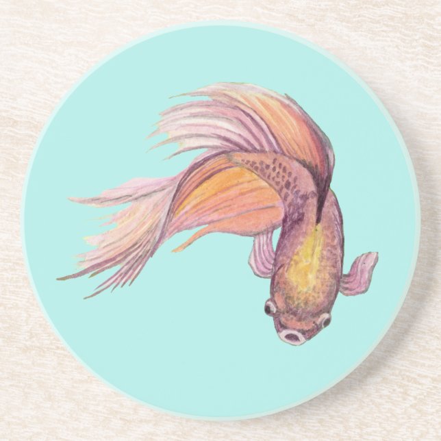 Betta Fish Porta copos (Frente)