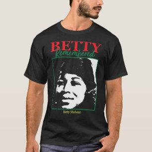 Betty lembrou Betty Shabazz de camisa preta