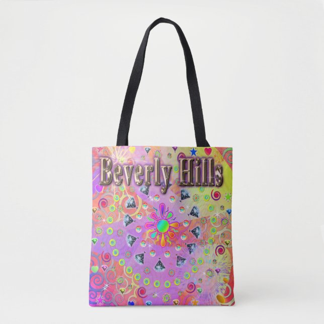 Beverly Colinas Lucky Ouro Tote Bag (Frente)