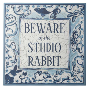 Beware Studio Rabbit Delft Blue Sinal Dedham