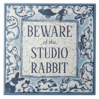 Beware Studio Rabbit Delft Blue Sinal Dedham