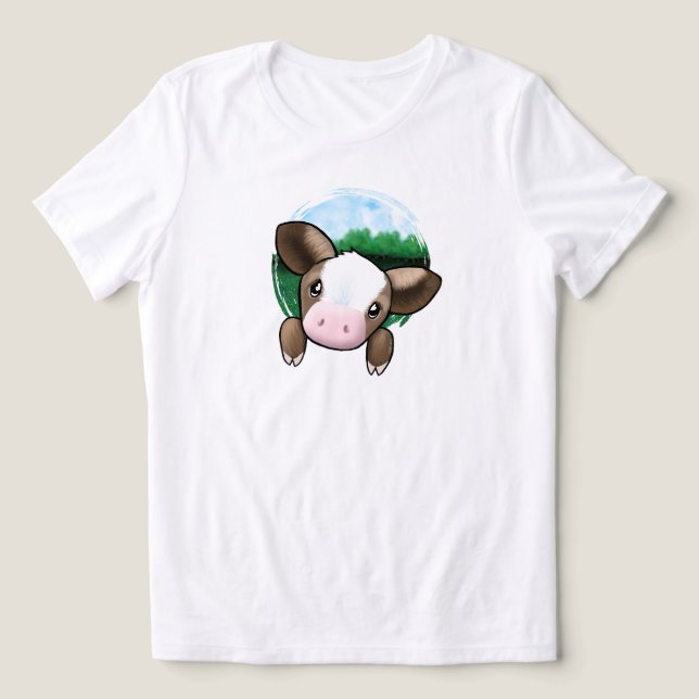 Bezerro de Vaca Bebê (Design frontal)