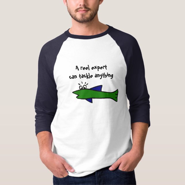BG camisa engraçada da pesca (Frente)