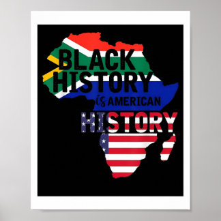 Bhm Gift Black History É Poster Americano