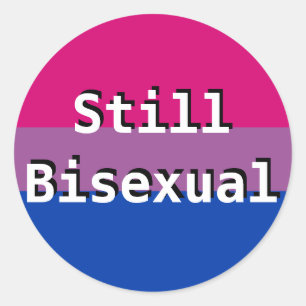 Bi+ Do orgulho da bandeira etiquetas bissexuais