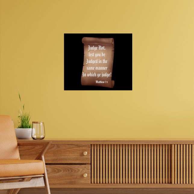 BIBLE SCRIPTURE SCROLL poster (Sala de Estar 2)