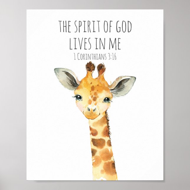 Bible Verse Poster for Kids (Frente)