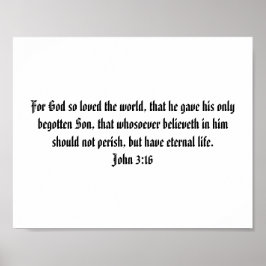 Bible Verse Poster Print Template To Personalize
