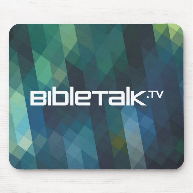 BibleTalk.tv - Cristianismo para Bíblias Mousepad (Frente)