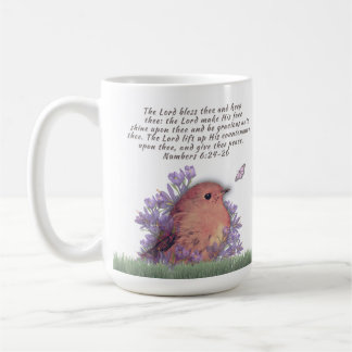 Bíblia com arte natural - Caneca de café