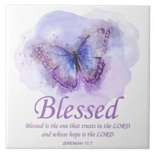 Bíblia cristã de mulher Verse Butterfly:Abençoa