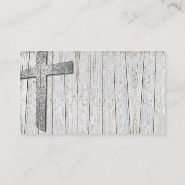 Bíblia Cristã Luz Deus Cartões de visitas (Verso)