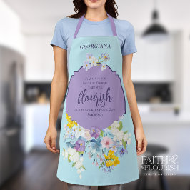 Bíblia Elegante Florals Verso Personalizado