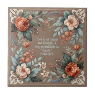 Bíblia Floral Mocha Verso Personalizável