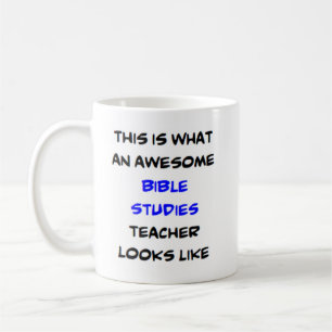 bíblia incrível professor caneca de café