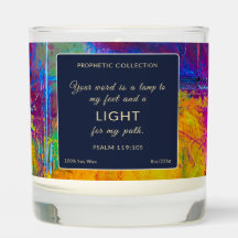 Bíblia Personalizada Vela de Oração Perfumada Vers