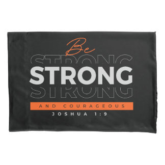 Bíblia verso Joshua 1:9 Pillowcase