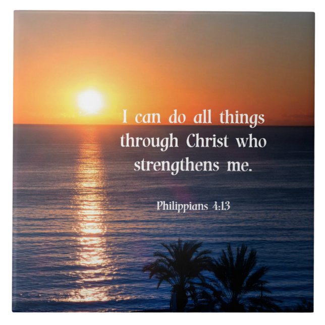 Bíblia verso, Philippians 4:13 (Frente)