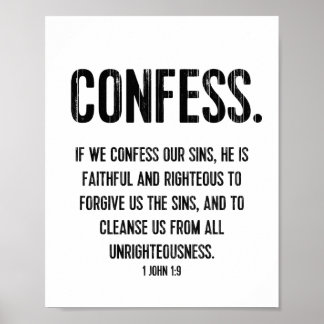 Bíblia Verso Tipografia Impressão Christian 1 John