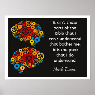 Bíblias - Mark Twain - Art impressão