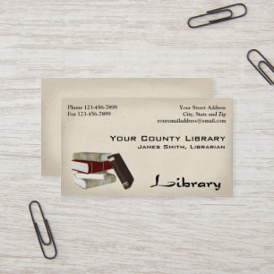 Biblioteca Cartão de visita