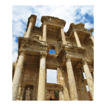 Biblioteca Celsus em Ephesus poster