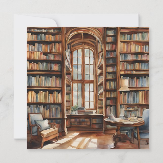 Biblioteca Cozy Watercolor (Frente)
