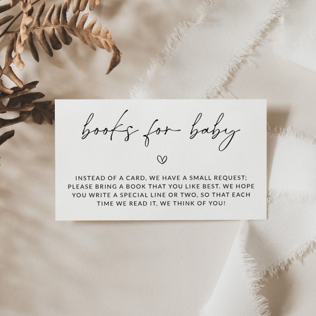 Biblioteca De Bebês, Livros Para Inserção De Bebê (Books for Baby, Baby Library Enclosure Card)