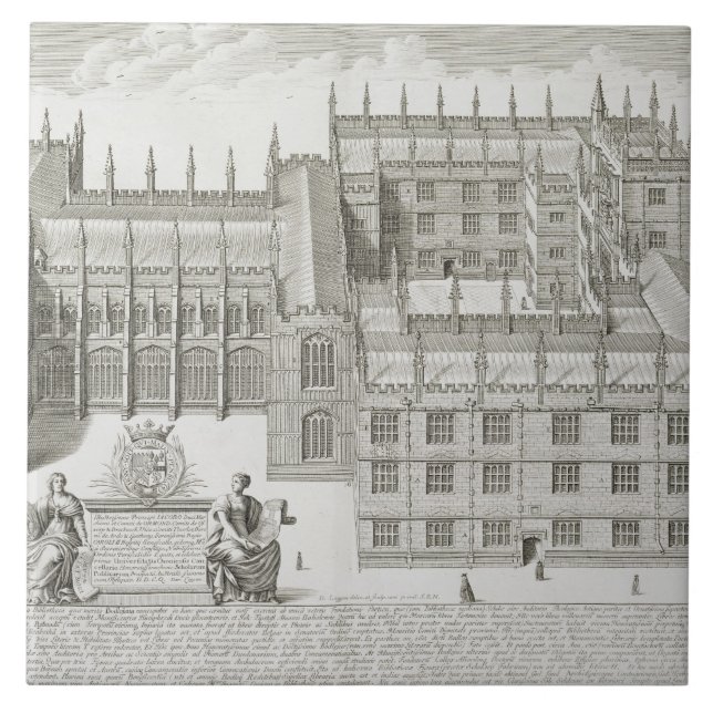 Biblioteca de Bodleian, Oxford, 'de Oxonia (Frente)