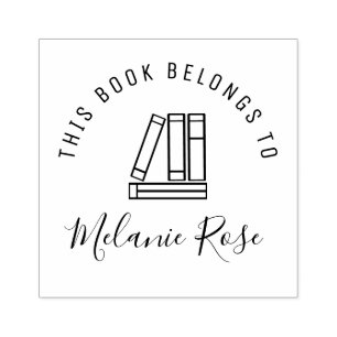 biblioteca pessoal carimbo de inscrição manuscrito