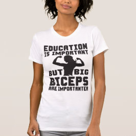 Biceps grandes são importantes que a camisa educac