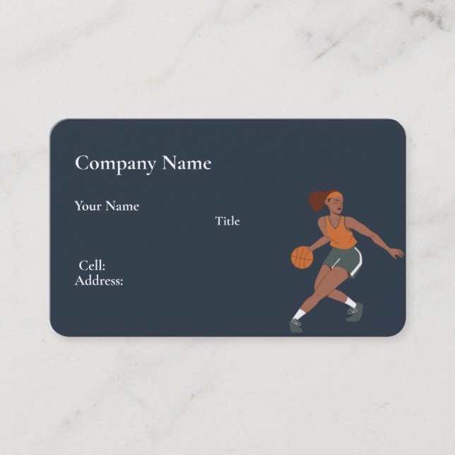 Bicho de Cartão de visita branco básico (Frente)