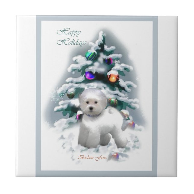 Bichon Frise Christmas (Frente)