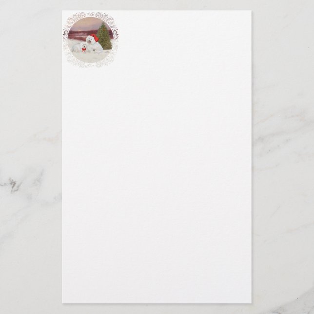 Bichon Frise Christmas (Frente)