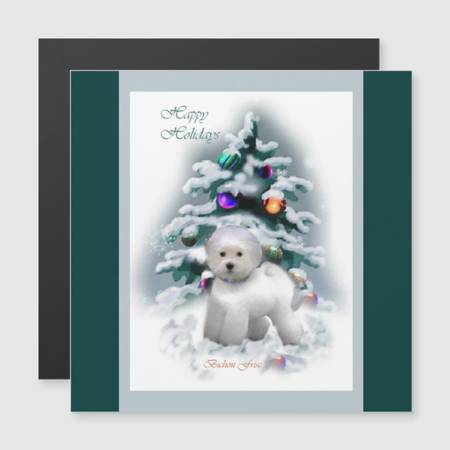 Bichon Frise Christmas (Frente/Verso)