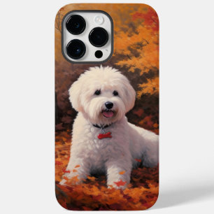 Bichon Frise das Folhas de outono Sai inspirado