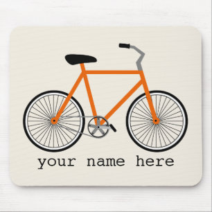 Bicicleta alaranjada Mousepad