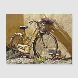 Bicicleta Amarelo Colorida Vintage