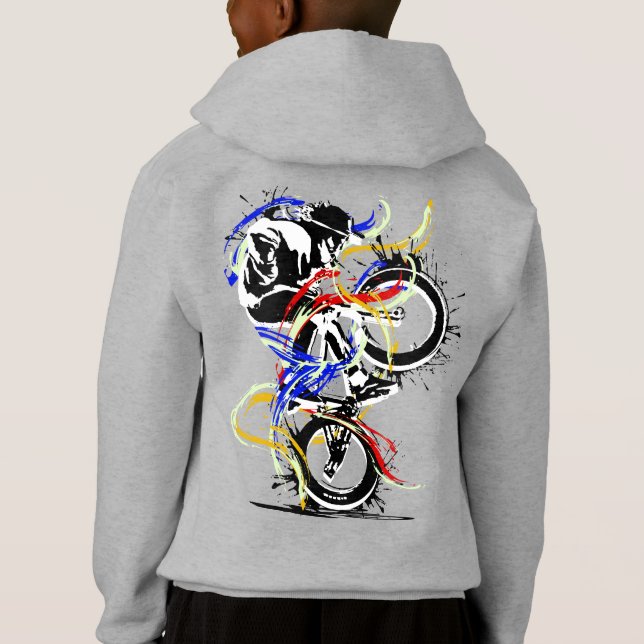 Bicicleta Bmx Retroativa - Hoodie Bicicleta Bmx -  (Verso)