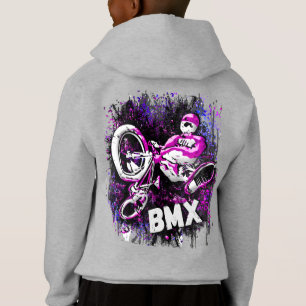 Bicicleta Bmx Retroativa - Hoodie De Salto De Tric
