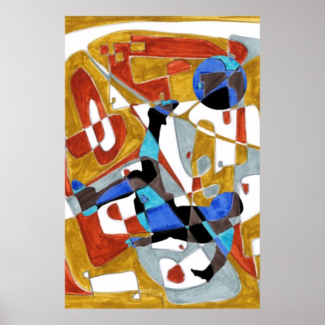 Bicicleta chuta futebol Poster Art Futebol 2014 (Frente)