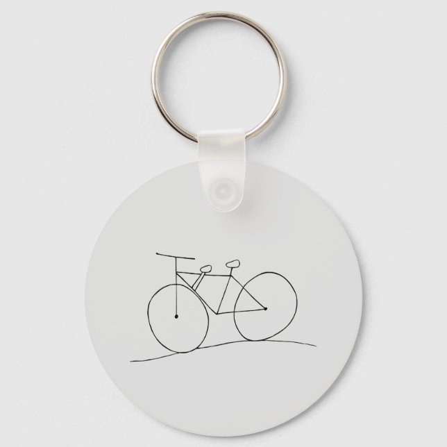 Bicicleta com Chaveiro de dois assentos (Verso)