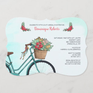 Bicicleta Com Convite Para Flores