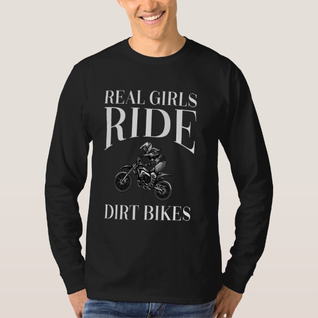 Bicicleta De Camisa Gira Para Raparigas Motocross  (Frente)