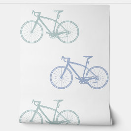 Bicicleta De Colheita Azul Pastel E Leguminosa Bra