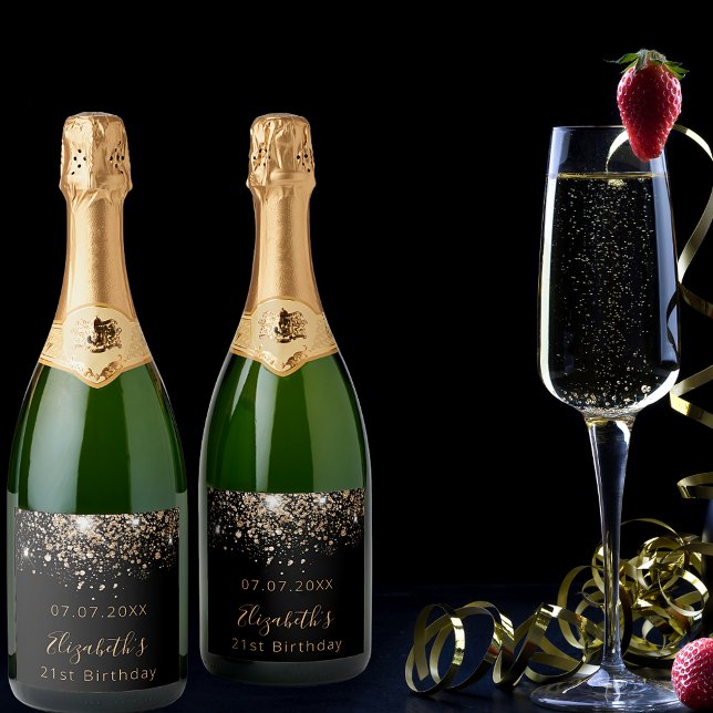 Bicicleta de monograma de ouro preto de aniversári (Criador carregado)